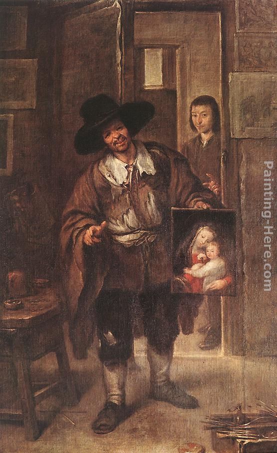 The Picture Seller painting - Jose Antolinez The Picture Seller art painting